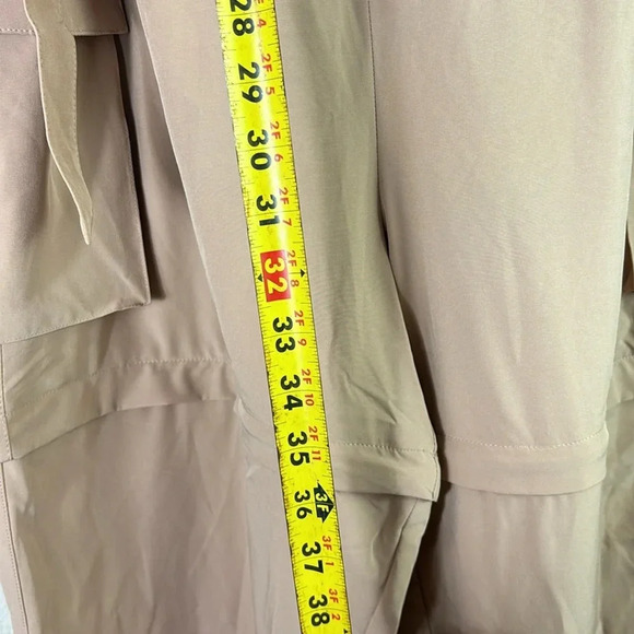 NWT Fabletics Harmony Woven Jumpsuit in Desert / Tan color size XL - Picture 14 of 16